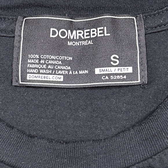 DomRebel Dom Rebel Distressed Raw Hem Bubbles Monkey Bad T Shirt Mens XS/S - Picture 5 of 7